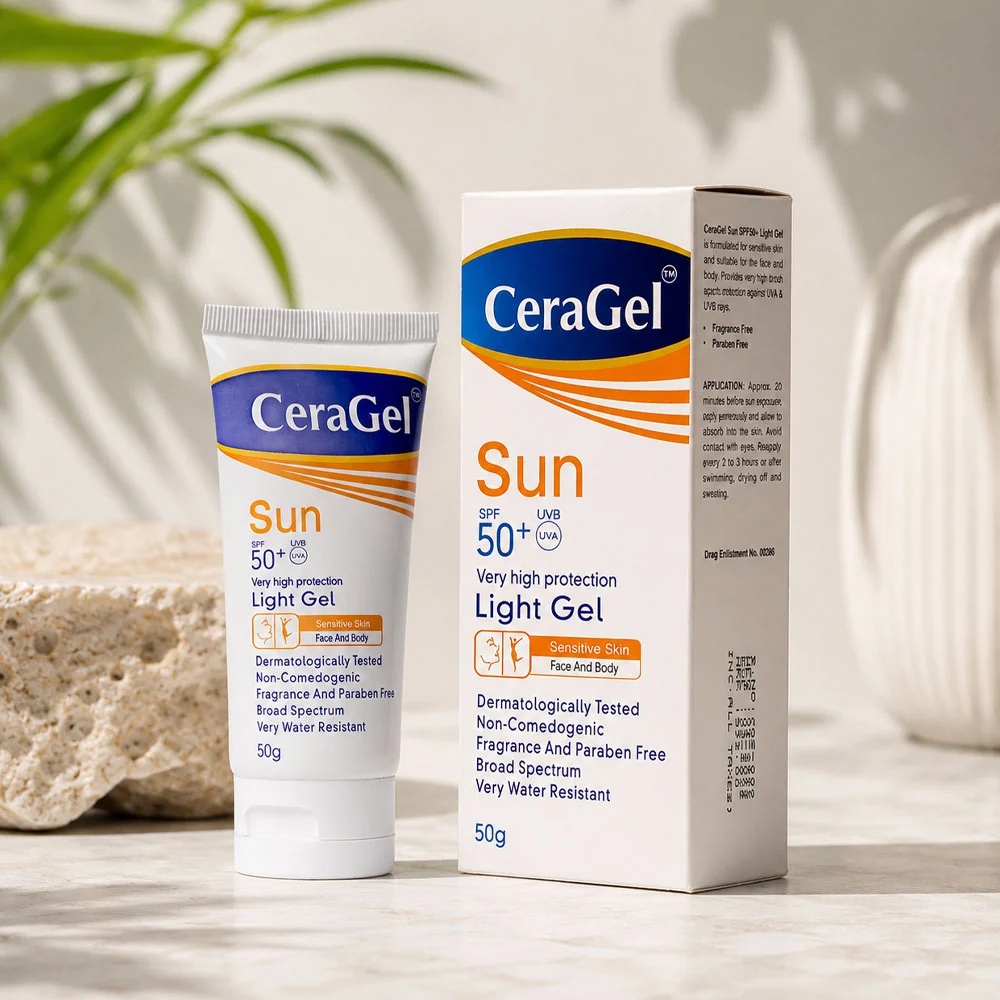 Crystolite Ceragel Sun SPF50+ Light Gel