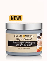 Creme of Nature Clay And Charcoal Pre-Shampoo Detoxifying Clay Mask