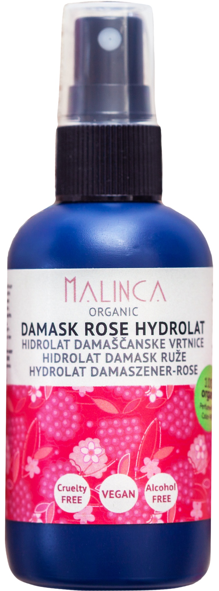 Malinca Organic Damask Rose Hydrosol (Rose Water)