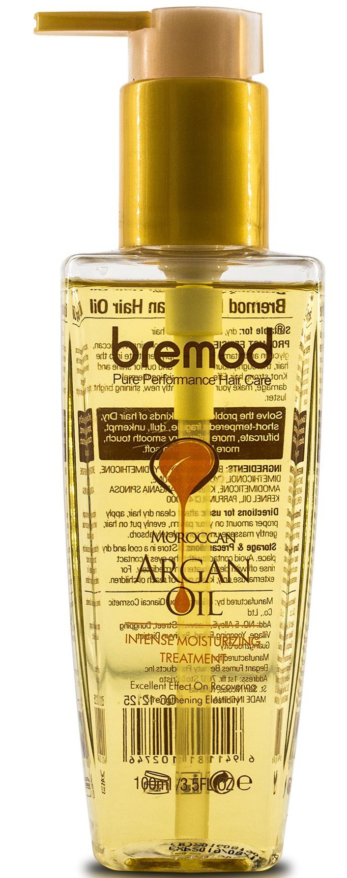Bremod Moroccan Argan Oil - Intense Moisturizing Treatment