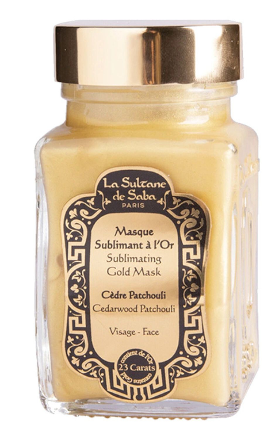La sultane de saba Sublimating Gold Mask - Cedarwood Patchouli