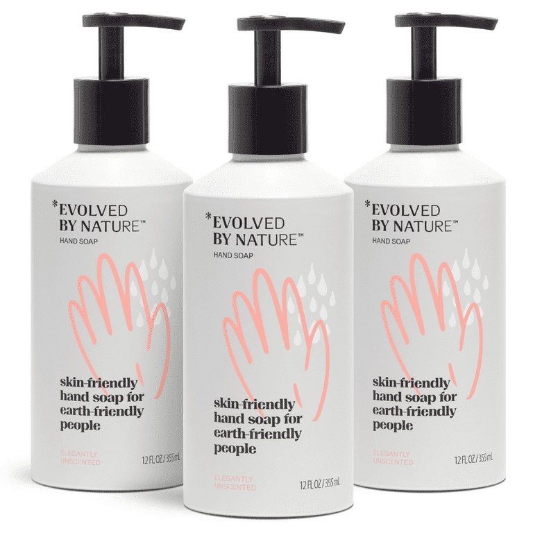 Evolved by Nature Liquid Hand Soap Water- Unscented