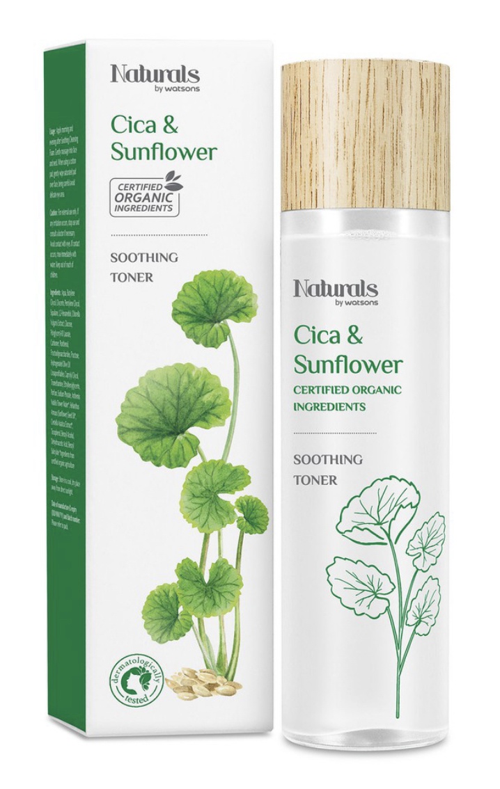 NATURALS BY WATSONS Cica & Sunflower Soothing Toner