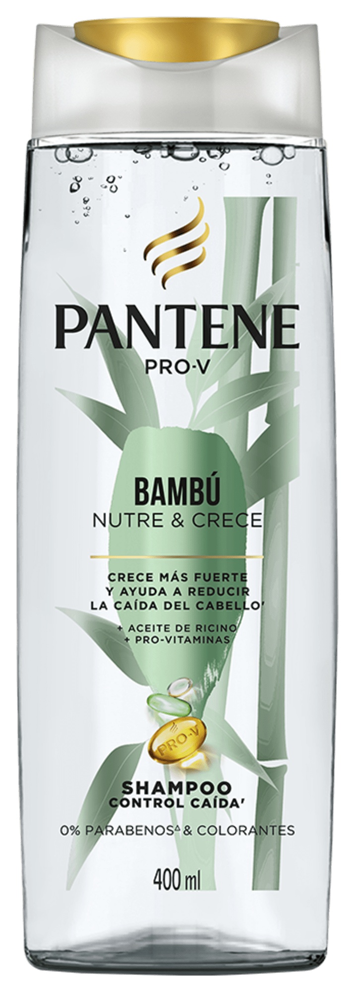 Pantene Shampoo Control Caída Bambú Nutre & Crece