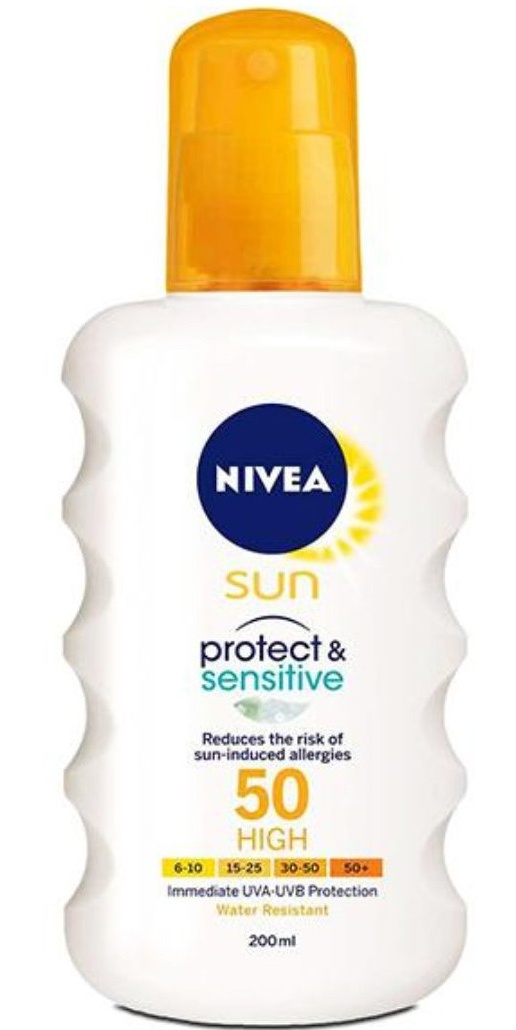 Nivea Sun Protect & Sensitive 50 SPF Spray