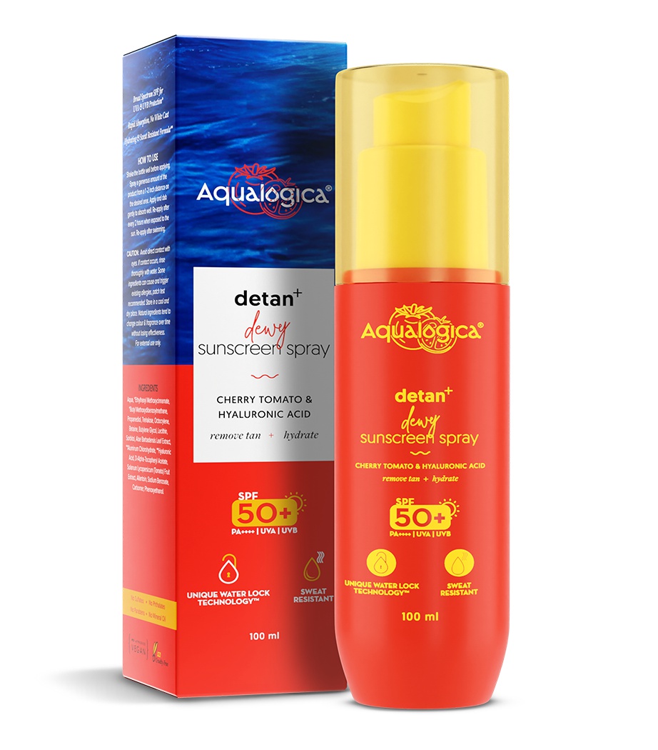 Aqualogica Detan+ Dewy Sunscreen Spray