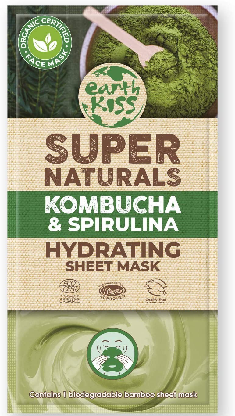 Earth Kiss Super Naturals Kombucha & Spirulina