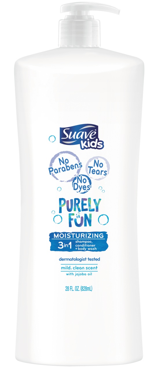 Suave Kids Purely Fun 3 In 1 Moisturizing Body Wash