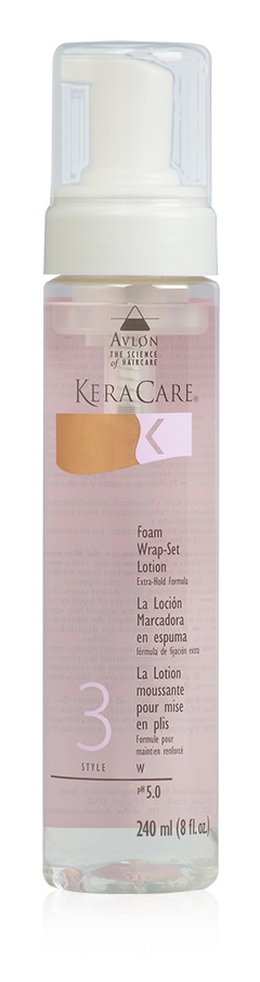 KeraCare Foam Wrap-Set Lotion