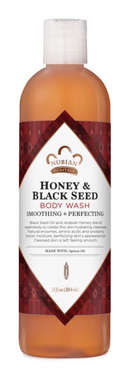 Nubian Heritage Body Wash, Honey & Black Seed