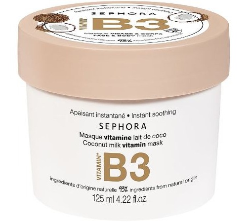 SEPHORA COLLECTION Instant Soothing Coconut Milk Vitamin B3 Mask