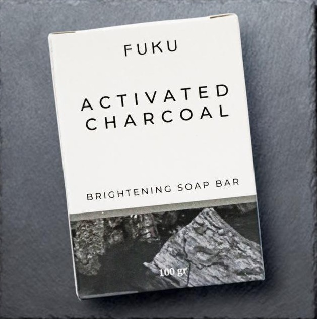 FUKU Activated Charcoal Brightening Soap Bar