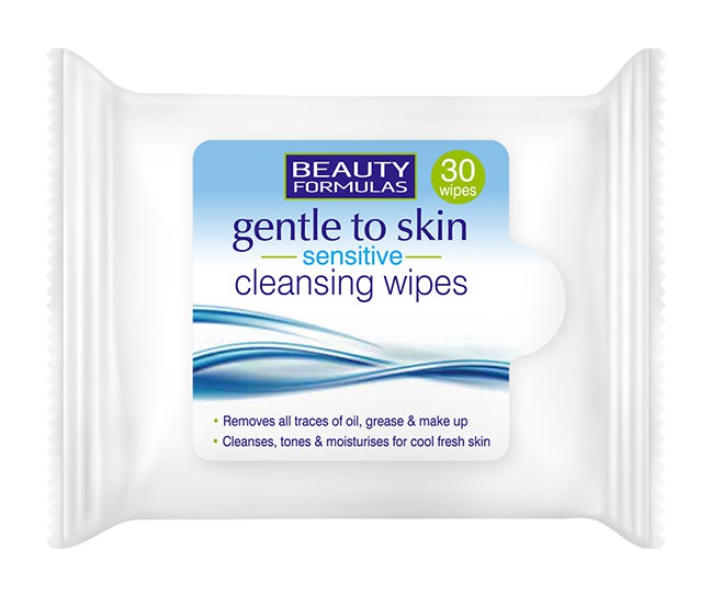 Beauty Formulas Gentle To Skin Sensitive Cleansing Wipes