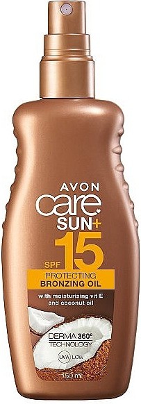 Avon Care Sun+ Protecting Bronzing Oil SPF 15