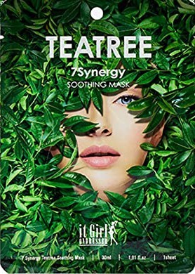 IT GIRL ON DRESSER Teatree 7sysnergy Soothing Stress Relief Mask