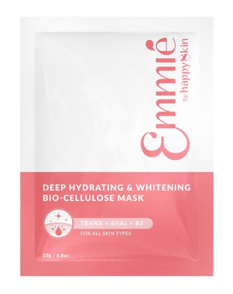 Emmié by Happy Skin Deep Hydrating & Whitening Bio-cellulose Mask