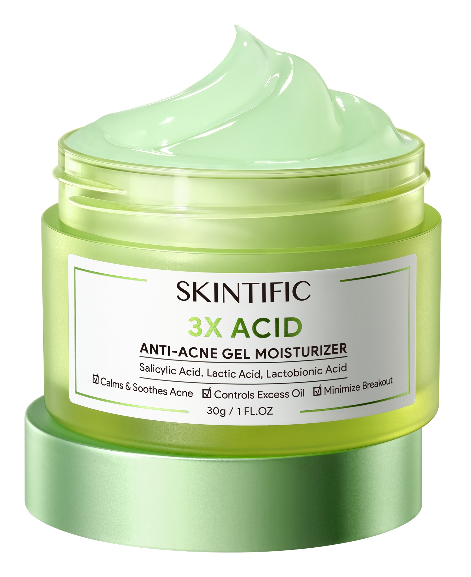 Skintific 3x Acid Anti-acne Gel Moisturizer