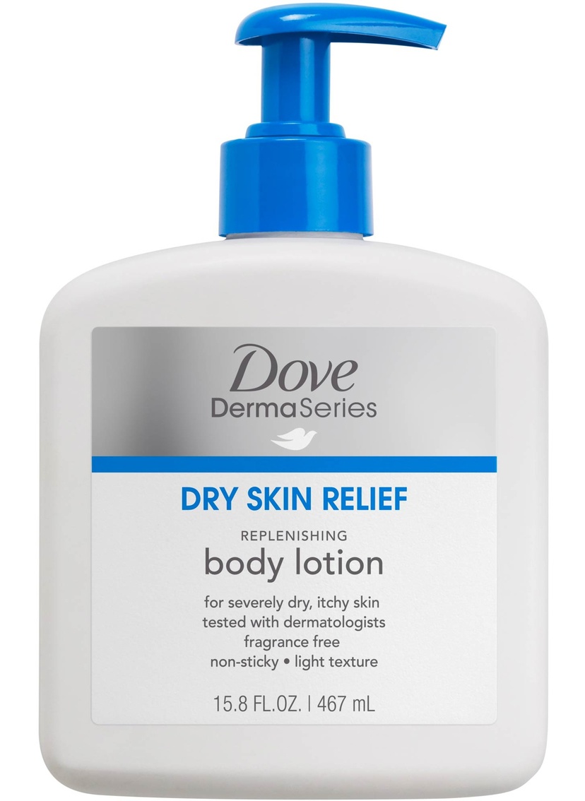 Dove DermaSeries Fragrance Free Body Lotion for Dry Skin