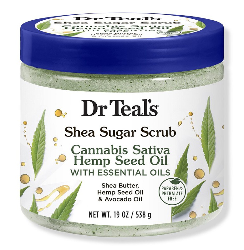 Dr. Teal's Shea Sugar Scrub Hemp Seed Oil