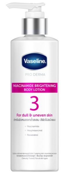 Vaseline Pro Derma Niacinamide Brightening Body Lotion