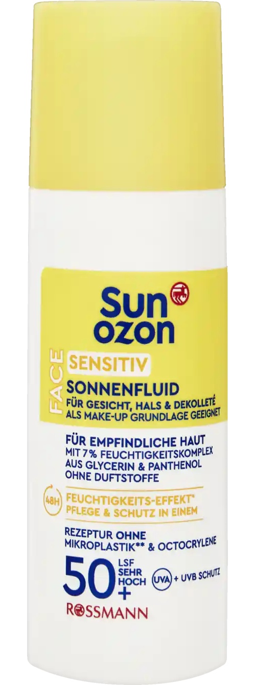 Sun Ozon Face Sonnenfluid Sensitiv LSF 50+