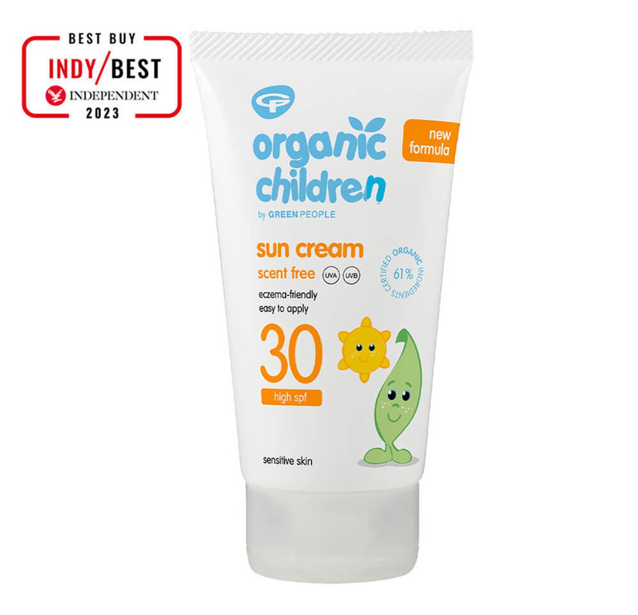 Green People Organic Children Scent Free Sun Cream Lotion SPF30