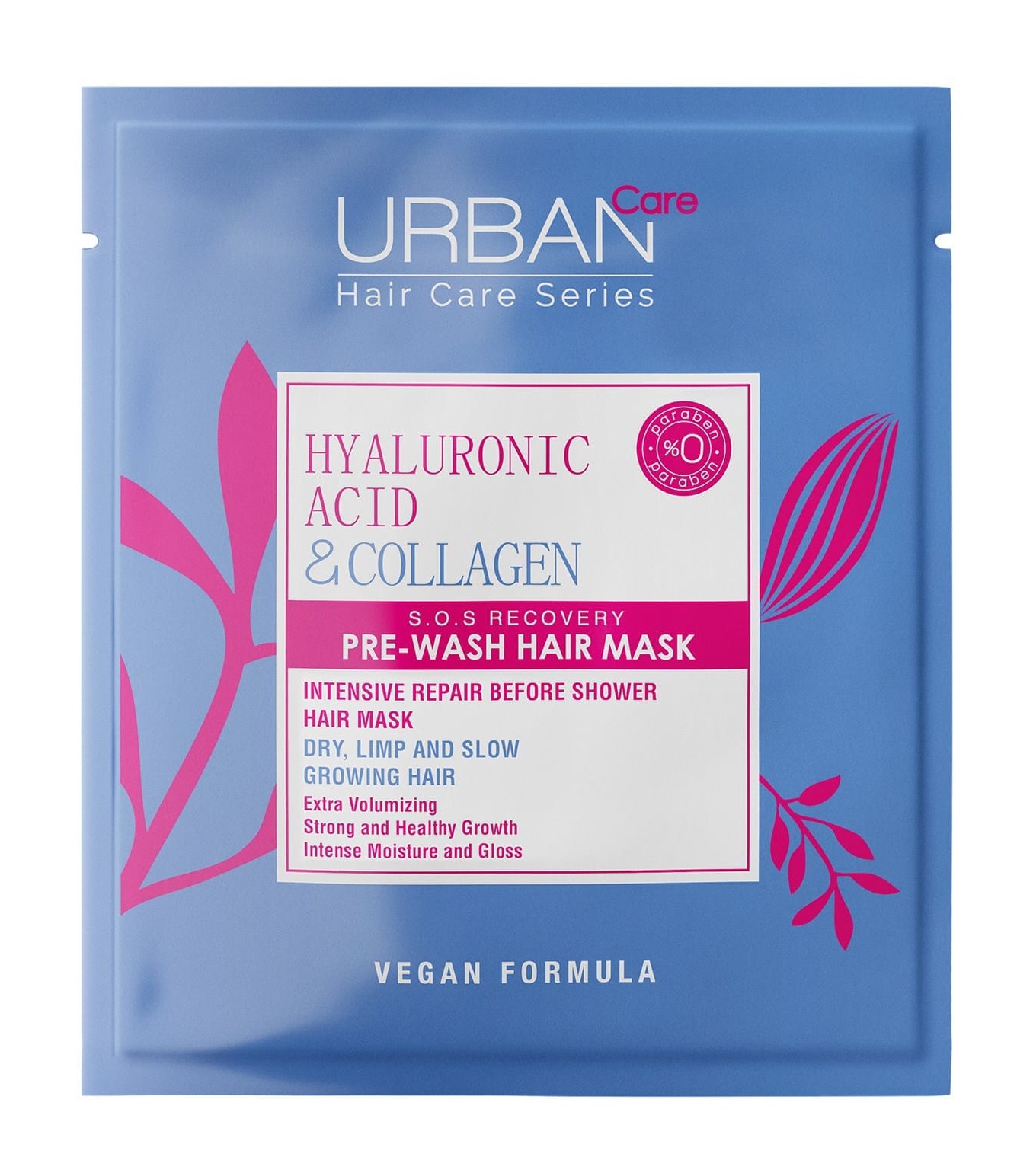 urban care Hyaluronic Acid & Collagen S.O.S Recovery Pre-Wash Hair Mask