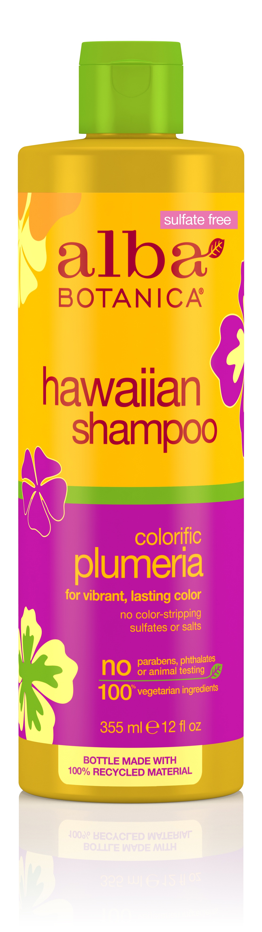 Alba Botanica Natural Hawaiian Shampoo Colorific Plumeria