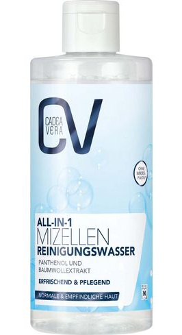CadeaVera CV All-In-1 Mizellen Reinigungswasser Panthenol Und Baumwollextrakt