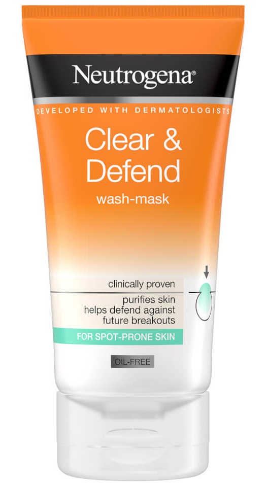 Neutrogena Clear And Defend 2 In 1 Wash Mask