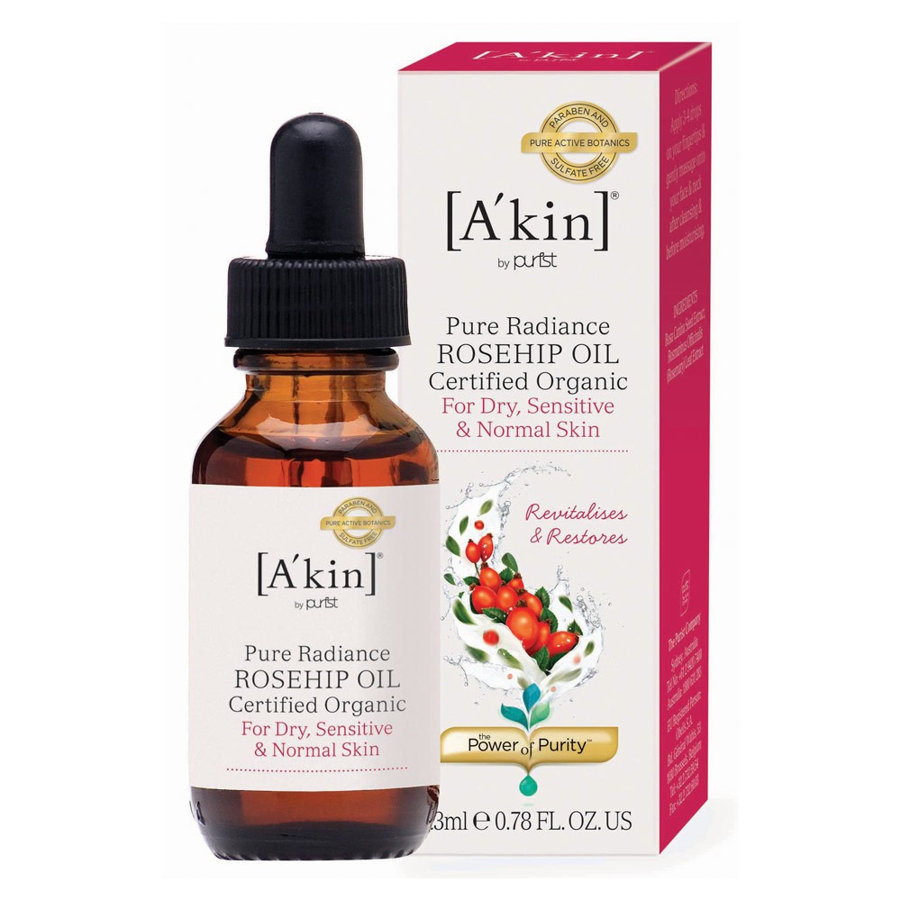 A'KIN Pure Radiance Certified Organic Rosehip Oil