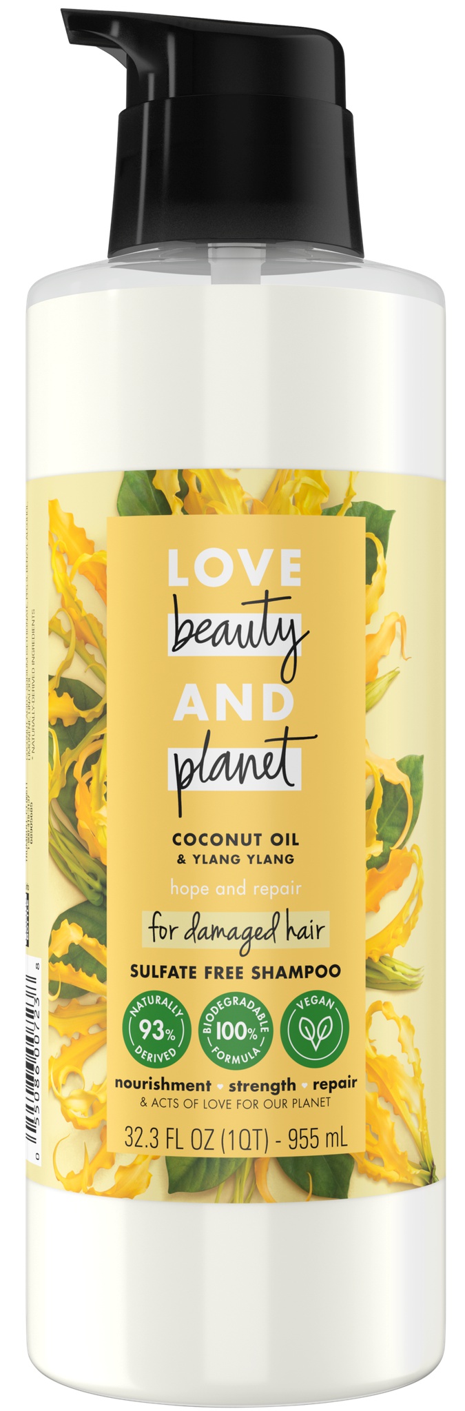 LOVE BEAUTY & PLANET Coconut Oil & Ylang Ylang Sulfate Free Shampoo