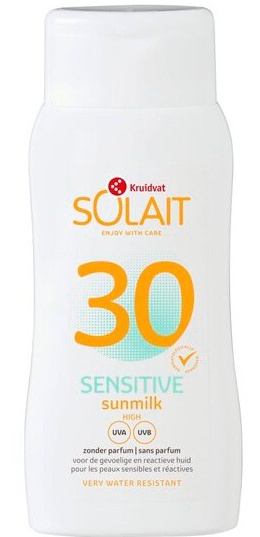 Kruidvat Solait Sensitive SPF30 Sunmilk With Vitamin E