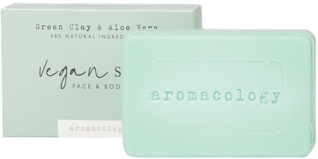 Aromacology Green Clay & Aloe Vera Vegan Soap