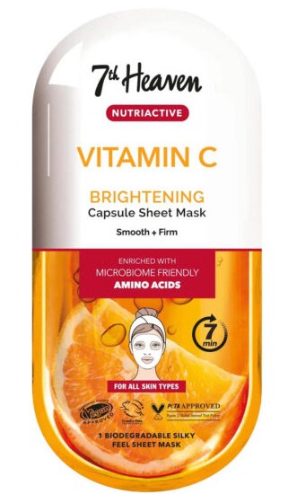 7th Heaven Nutriactive Vitamin C Brightening Capsule Sheet Mask