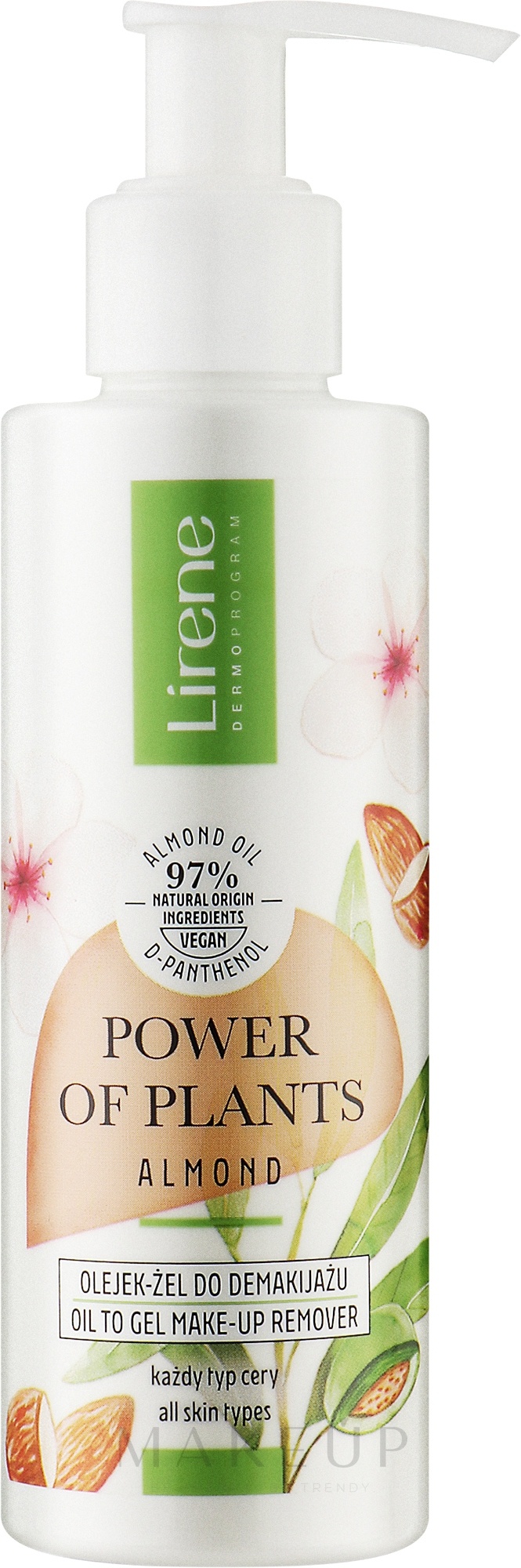 Lirene Power Of Plants Migdal Oil-gel For Makeup Removal