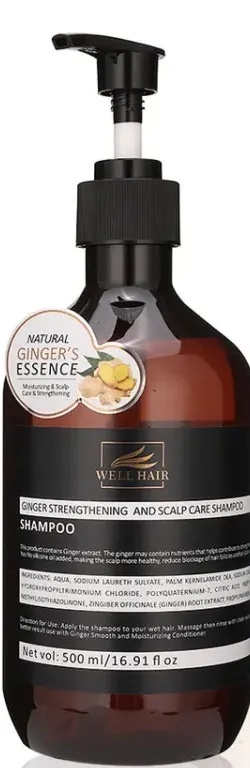 Well Hair Ginger Strengthening And Scalp Care Shampoo