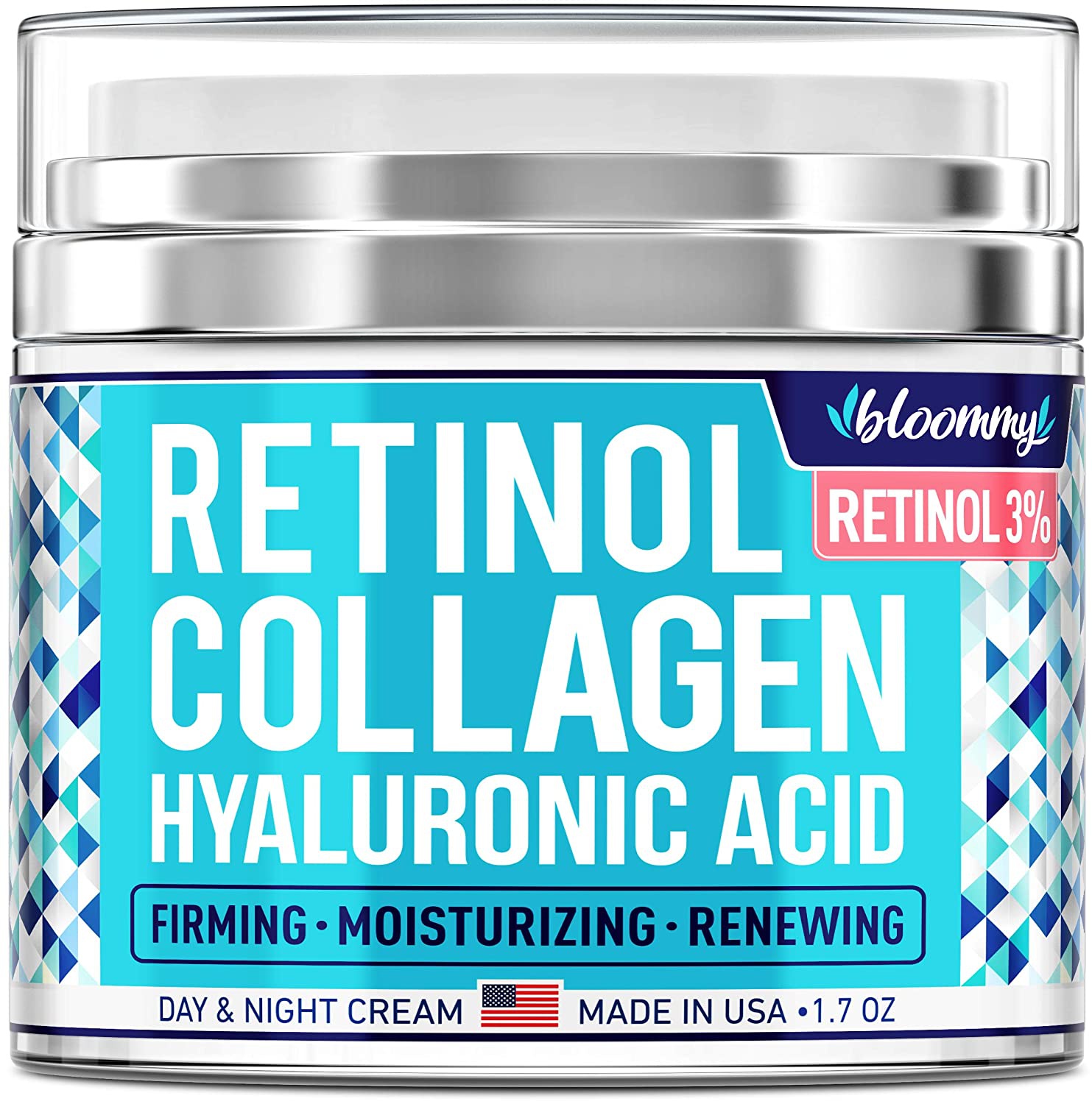 Bloommy Retinol Collagen  Cream  Hyaluronic Acid Day&Night Cream