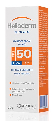 Helioderm Protetor Solar Facial Diário Fps 50
