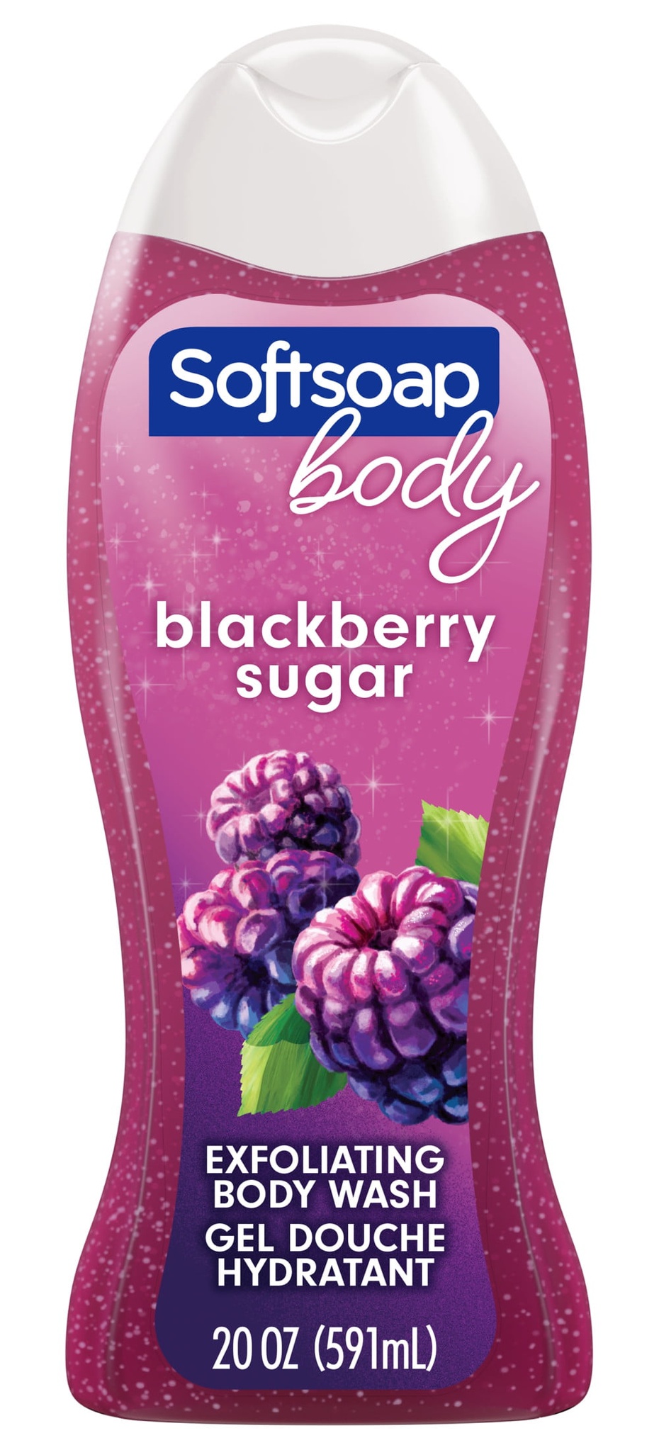 Softsoap Blackberry Sugar Exfoliating Body Wash