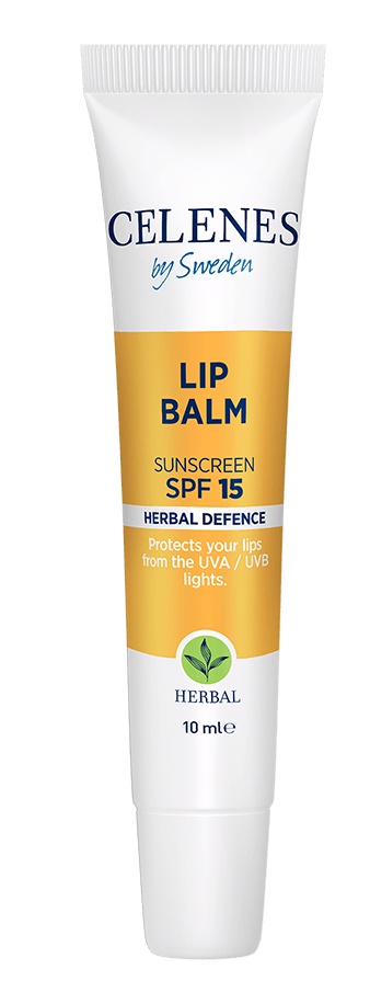 Celenes by Sweden Lip Balm Sunscreen SPF15 Herbal Defense