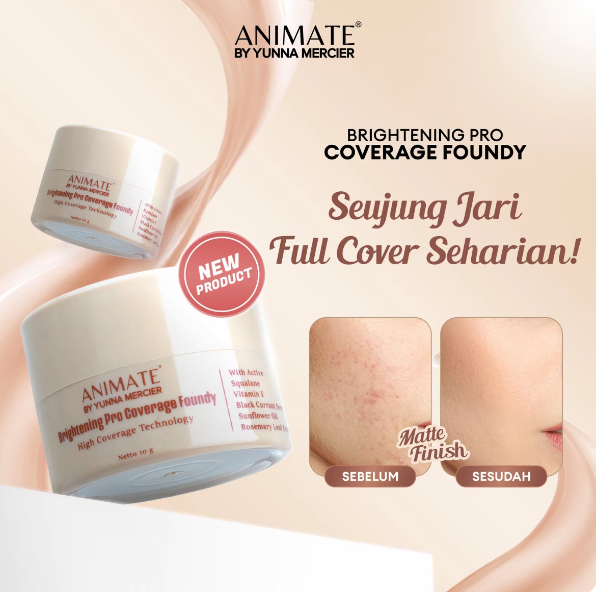 Animate Brightening Pro Coverage Foundy