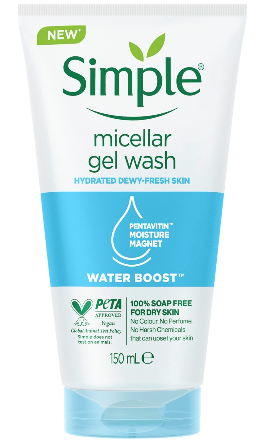 Simple Water Boost Micellar Facial Wash