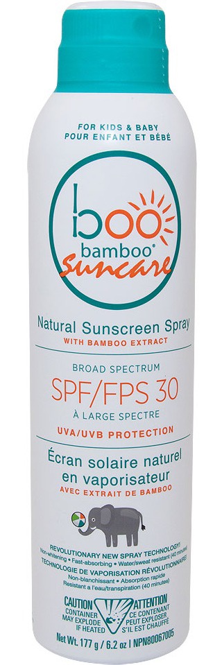 Boo Bamboo SPF 30 Kids & Baby Sunscreen Spray