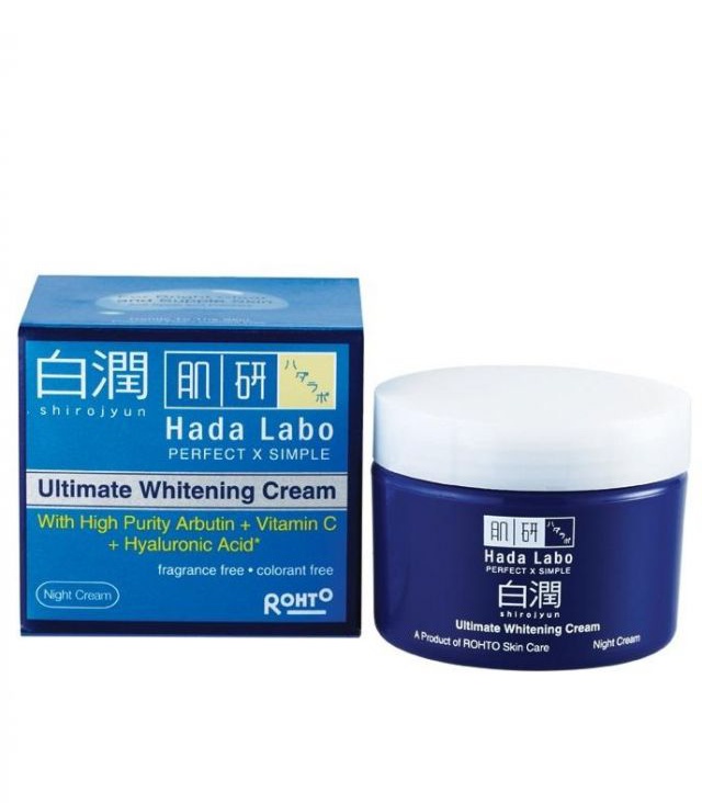 Rohto Hadalabo Shirojyun Ultimate Whitening Cream
