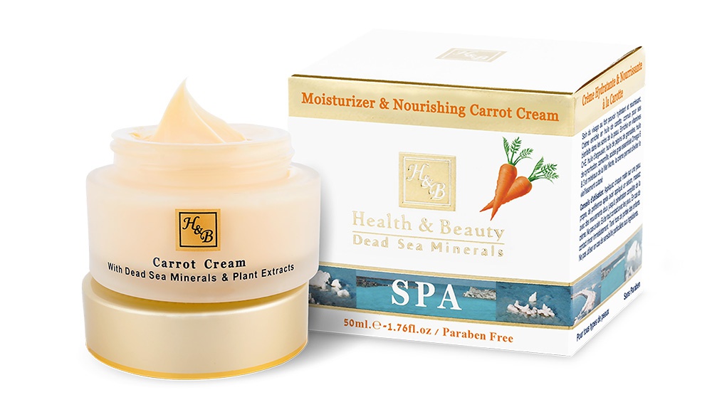 Health & Beauty Dead Sea Minerals Moisturizer & Nourishing Carrot Cream