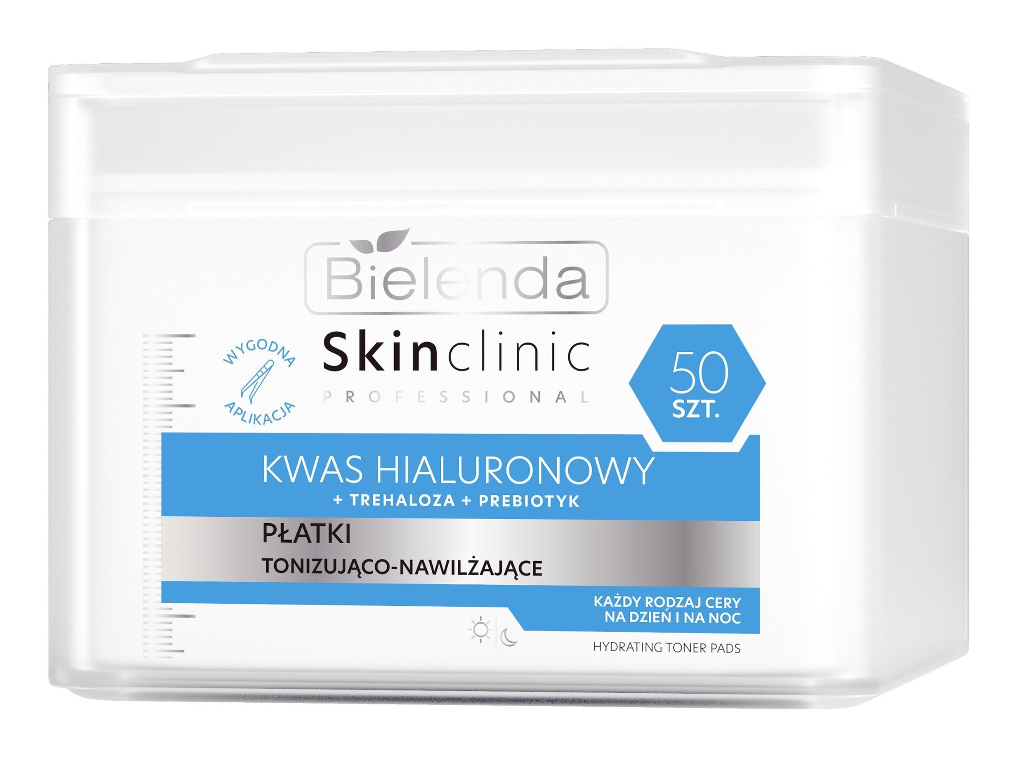Bielenda Skin Clinic Professional Hyaluronic Acid Hydrating Toner Pads