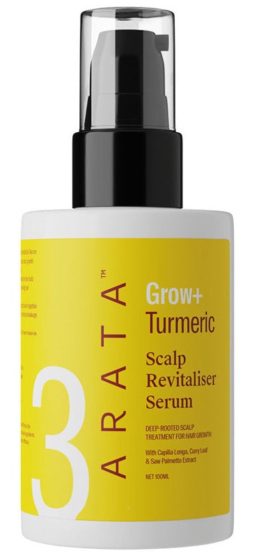 Arata Grow+ Turmeric Scalp Revitaliser Serum