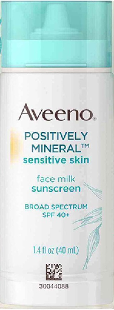 Aveeno Positively Mineral Face Milk SPF 40+