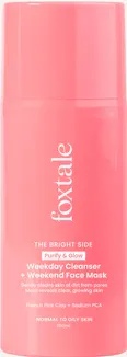 Foxtale Purify & Glow Cleanser + Mask With French Pink Clay